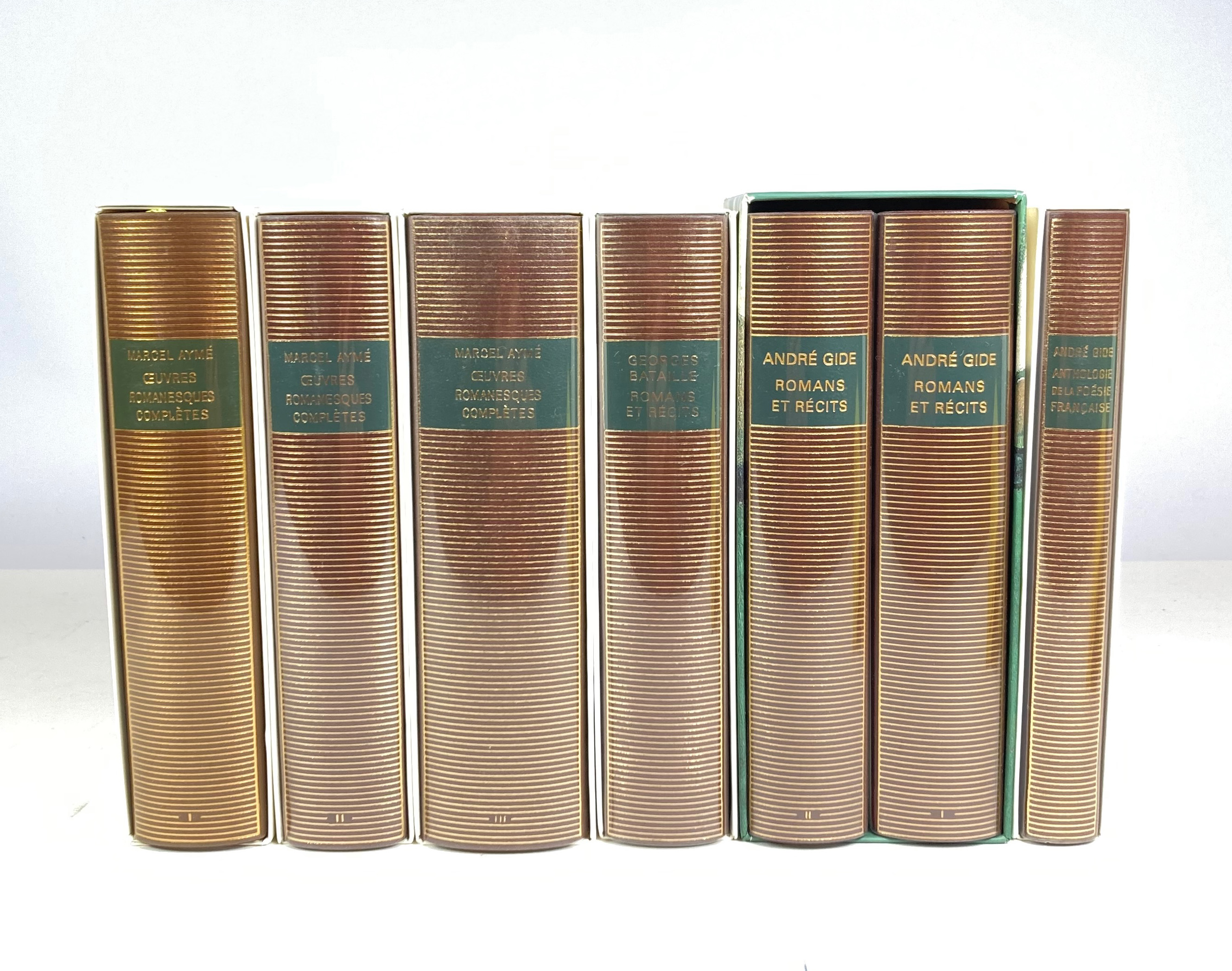 PLÉIADE, BIBLIOTHEQUE de la. Paris, Éd. Gallimard. Or. limp leather, gilt backs