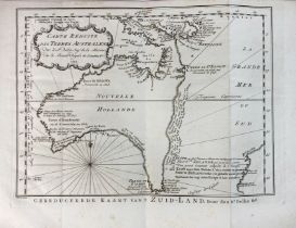 PACIFIC -- "CARTE REDUITE des Terres Australes, (…)". 1753. Engr. map after J.N. Bellin