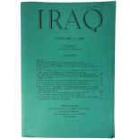 IRAQ -- IRAQ, Published by the British School of Archaeology in Iraq (Gertrude