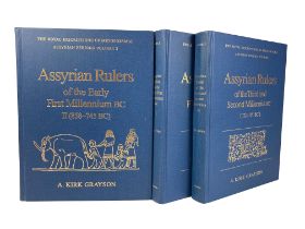 MESOPOTAMIA, THE ROYAL INSCRIPTIONS OF: Assyrian Periods. Vol. I-III: A.K. GRAYSON