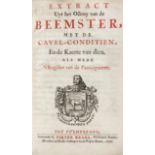 BEEMSTER -- EXTRACT uyt het octroy van de Beemster, met de cavel-conditien