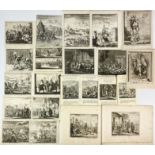 LUYKEN -- COLLECTION of c. 90 engravings by J. (& C.) Luyken. Mostly early