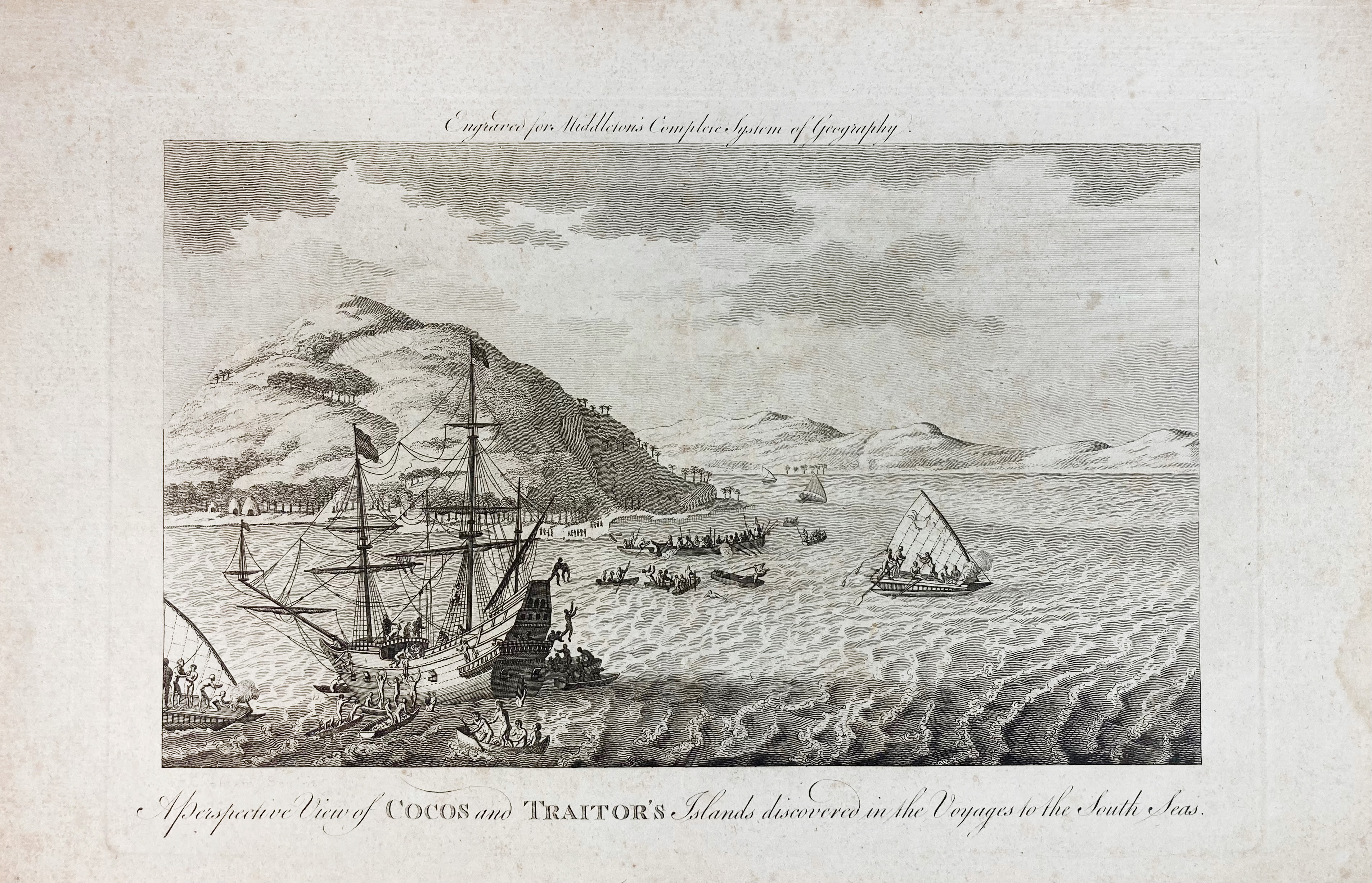 PACIFIC -- "CARTE REDUITE des Terres Australes, (…)". 1753. Engr. map after J.N. Bellin - Image 2 of 3