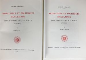 DELANOUE, G. Moralistes et politiques musulmans dans l'Égypte du XIXe s. (1798-1882