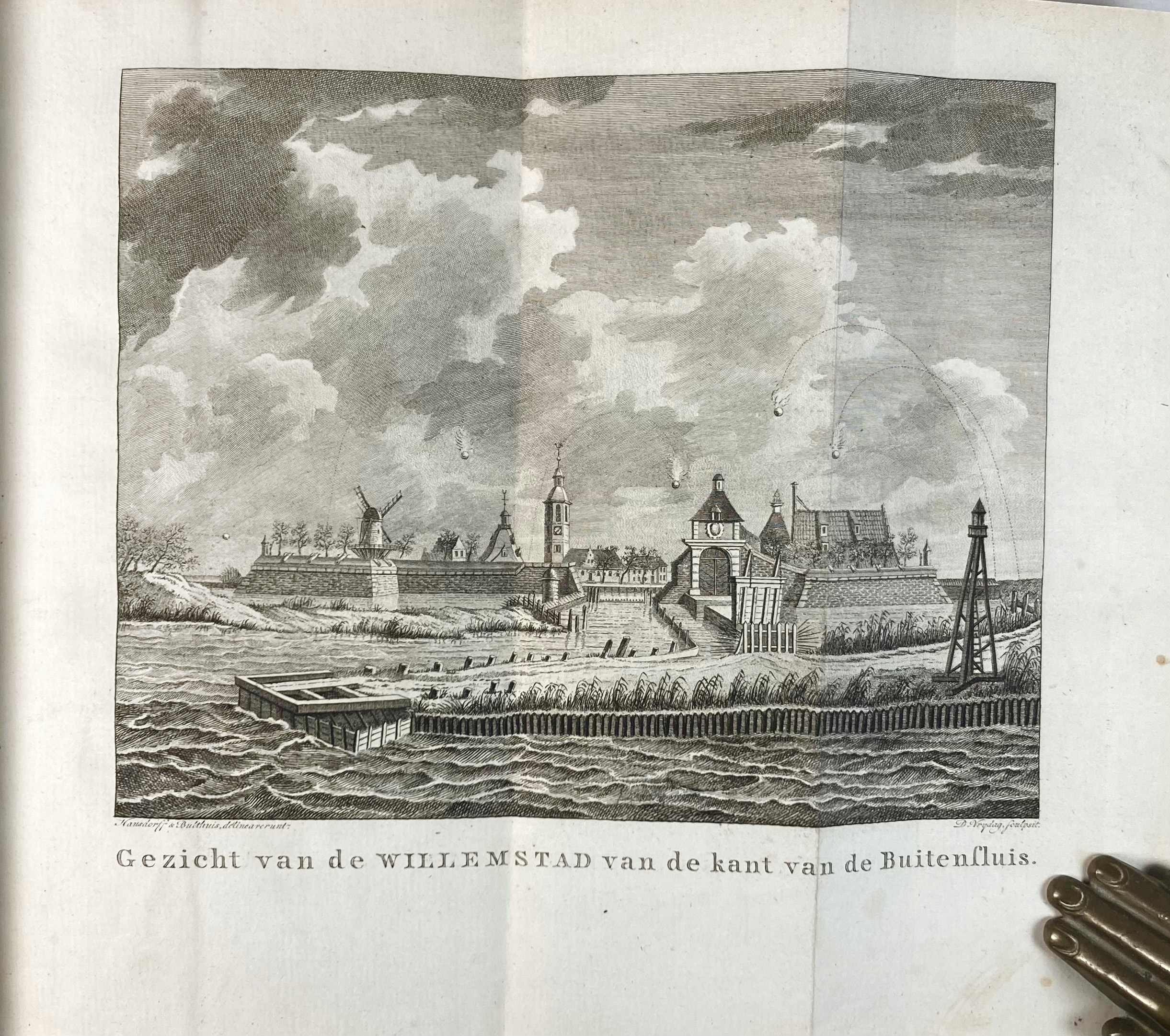 WILLEMSTAD -- OLDENBORGH, P. v. De belegering & verdediging v.d. Willemstad in maart 1793 - Image 2 of 4