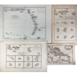 SOUTH AMERICA -- CARIBBEAN -- "CARTE DES ANTILLES". (c. 1800). Engr. map by Tardieu