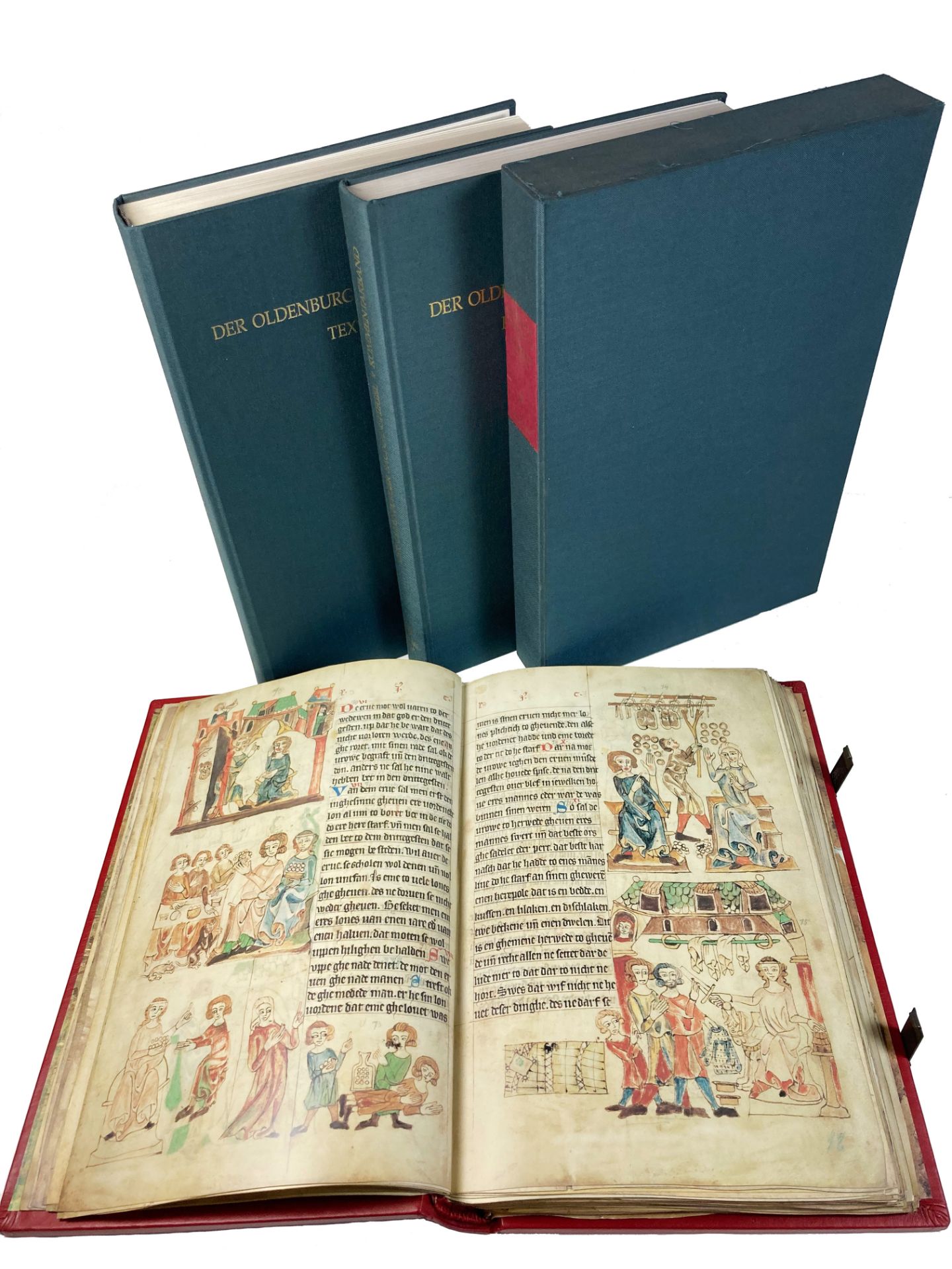 ILLUMINATED MANUSCRIPTS -- OLDENBURGER SACHSENSPIEGEL, Der. Vollständige Faksimile-Ausgabe im Origin