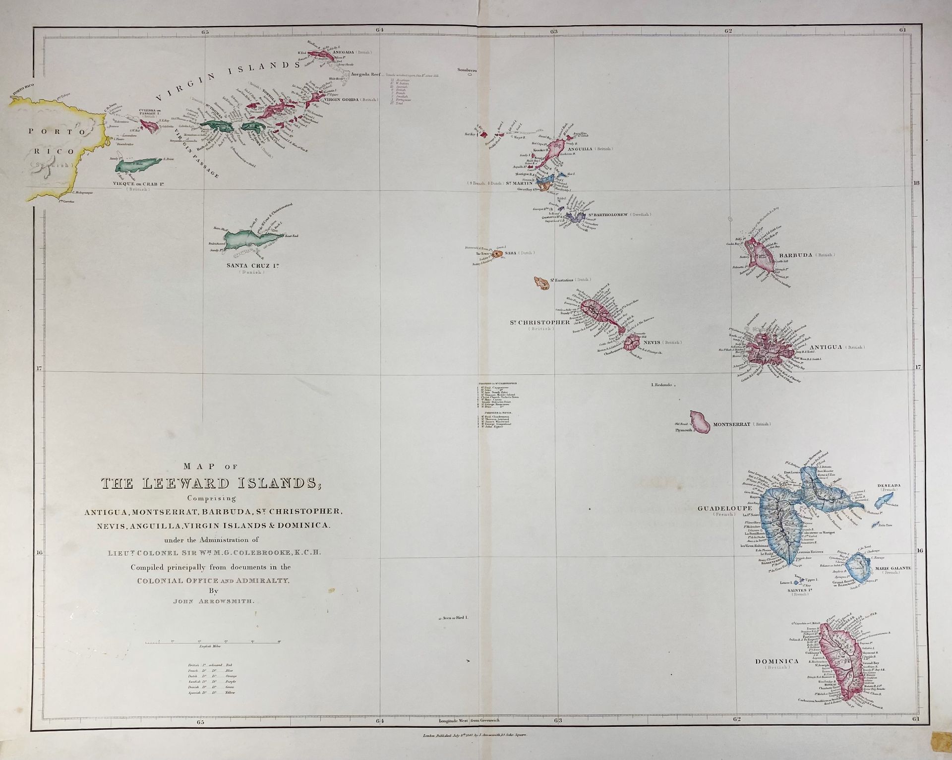 SOUTH AMERICA -- CARIBBEAN -- "ISLES D'AMERIQUE dites Caribes et Antilles et de Barlovento - Bild 2 aus 4