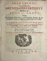 GROTIUS, H. Inleydinge Tot de Hollandsche Rechts-Geleertheyt. Bevestigt Met Placaten, Hand