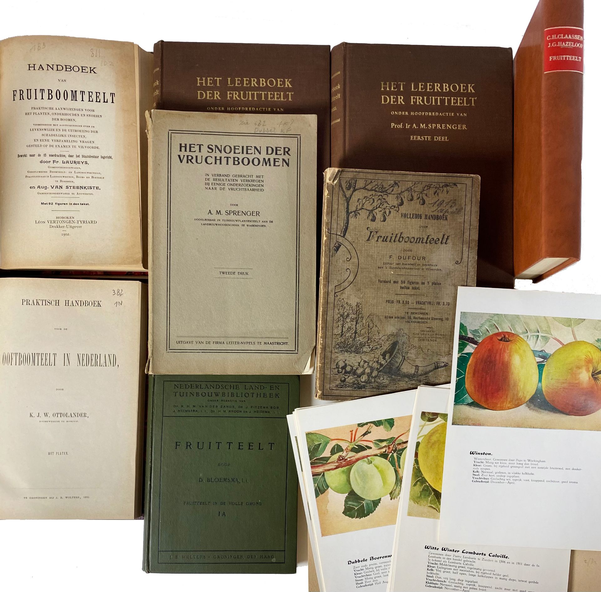 DUFOUR, F. Volledig handboek over fruitboomteelt. (N.d., c. 1915). Prof. ill. Or - Image 2 of 2