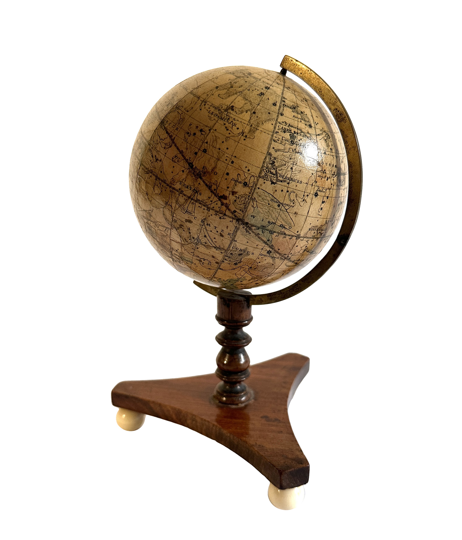 GLOBES -- NEWTON'S New & Improved Celestial Globe, 66 Chancery Lane. London, 1839. Celestial