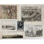 LOW COUNTRIES -- COLLECTION of views of Roosendaal (7), Castle De Woude (6