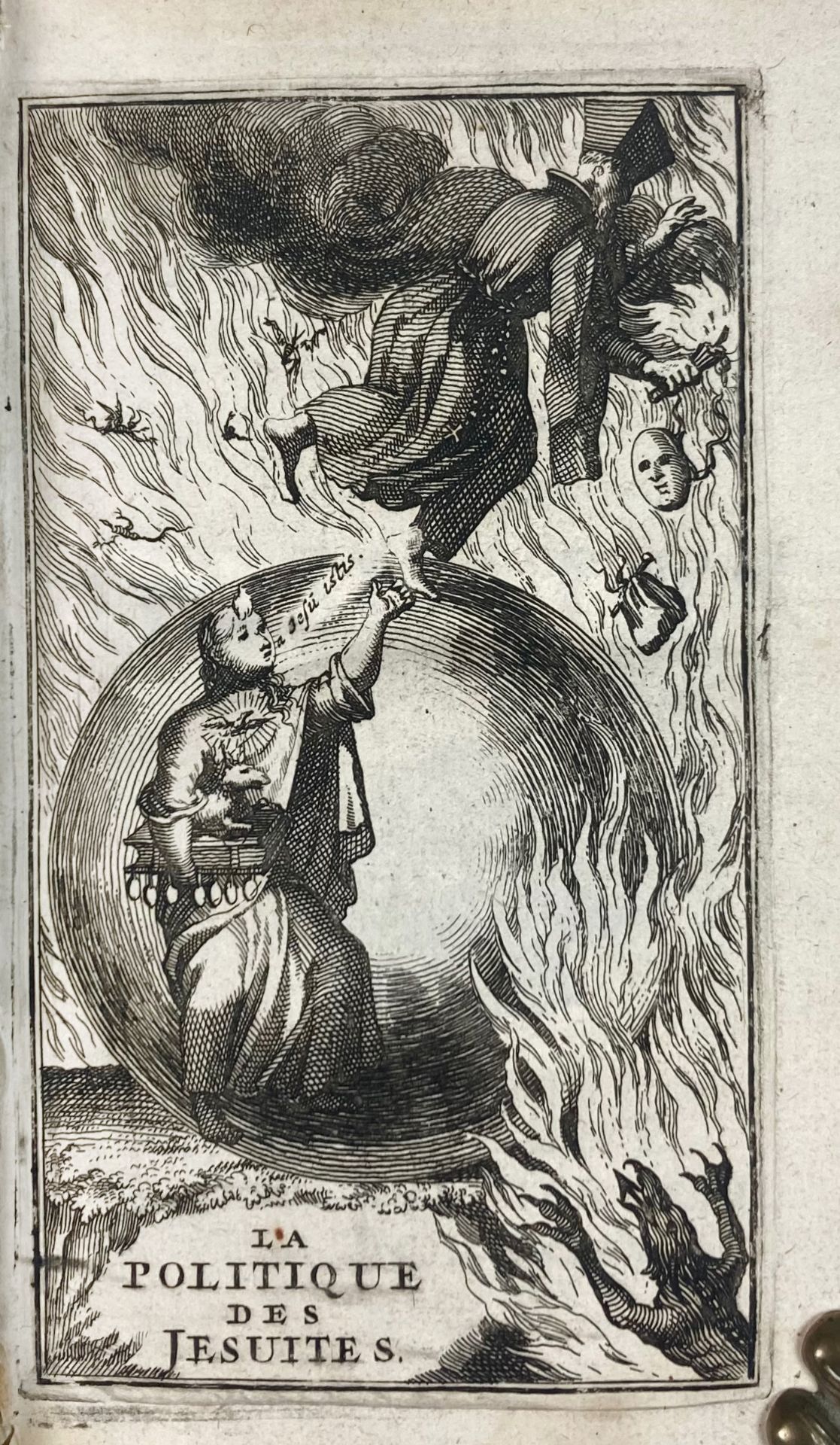 MONPERSAN, L. de). La politique des Jesuites. Cologne, P. Marteau, 1689. (4