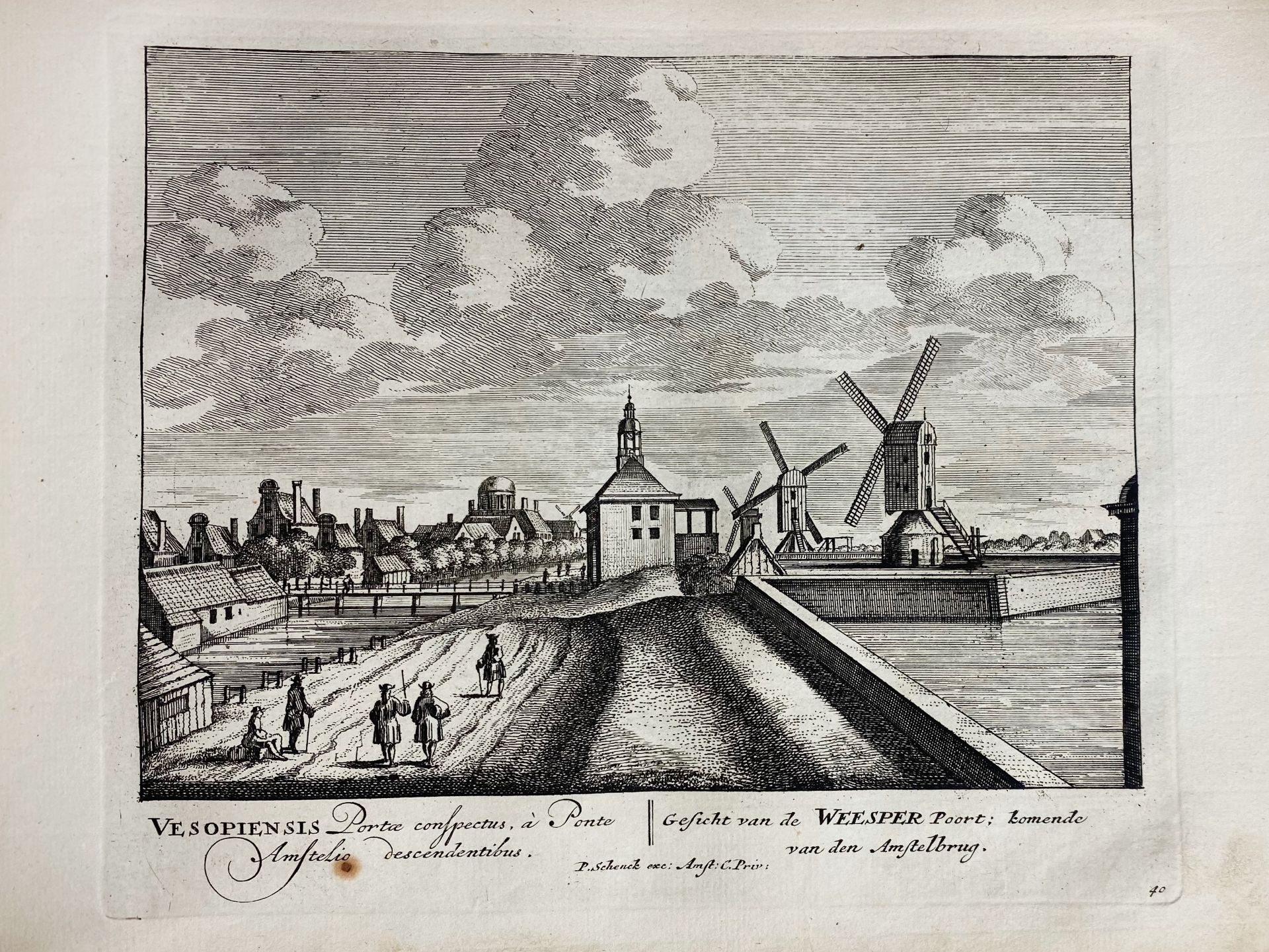 AMSTERDAM -- SCHENK, P. Afbeeldinge der voornaamste Gebouwen van Amsterdam. (Amst., B. Greve - Bild 3 aus 4