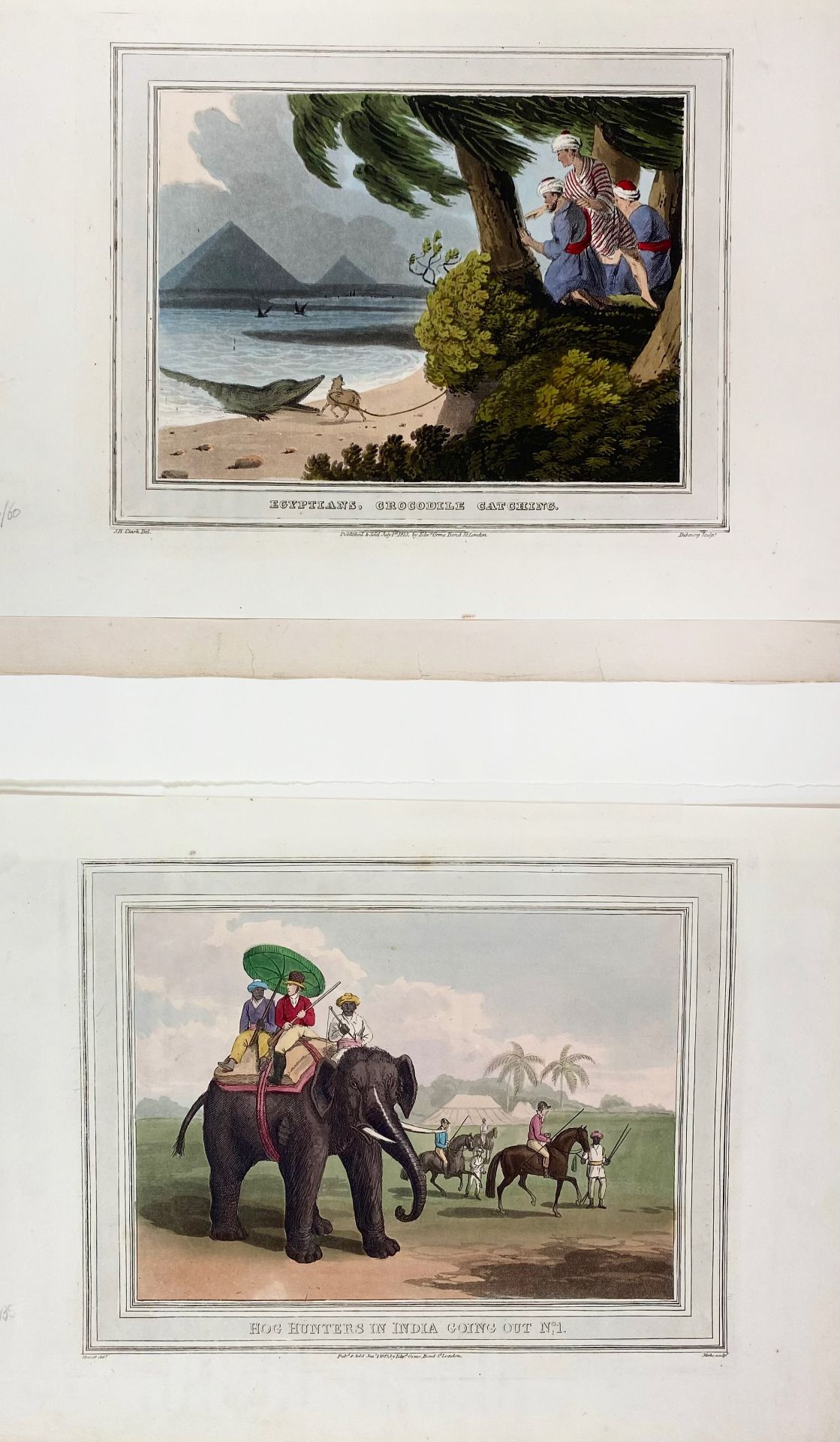HUNTING -- COLLECTION of hunting/sporting aquatints. Lond., E. Orme, (1813). 9 aquatints