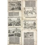 PONTANUS -- COLLECTION of engravings from 'Historische Beschrijvinghe der seer wijt beroemde Coop