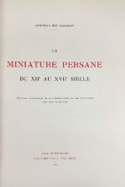 IRAN/PERSIA -- SAKISIAN, Arménag Bey. La miniature persane du XIIe au XVIIe