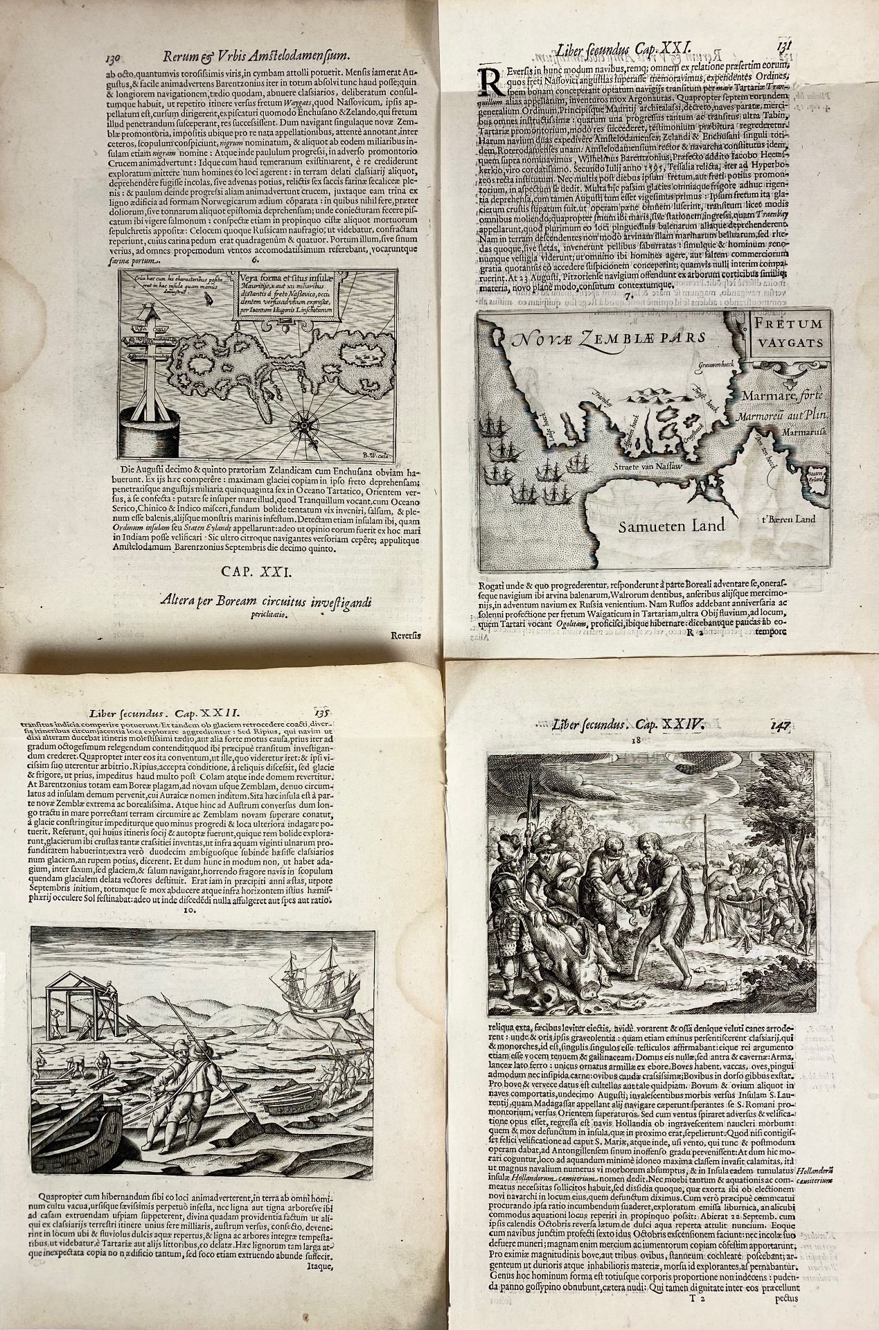 PONTANUS -- COLLECTION of engravings from 'Rerum et Urbis Amstelodamensium historia' (1611). 28 - Image 2 of 4