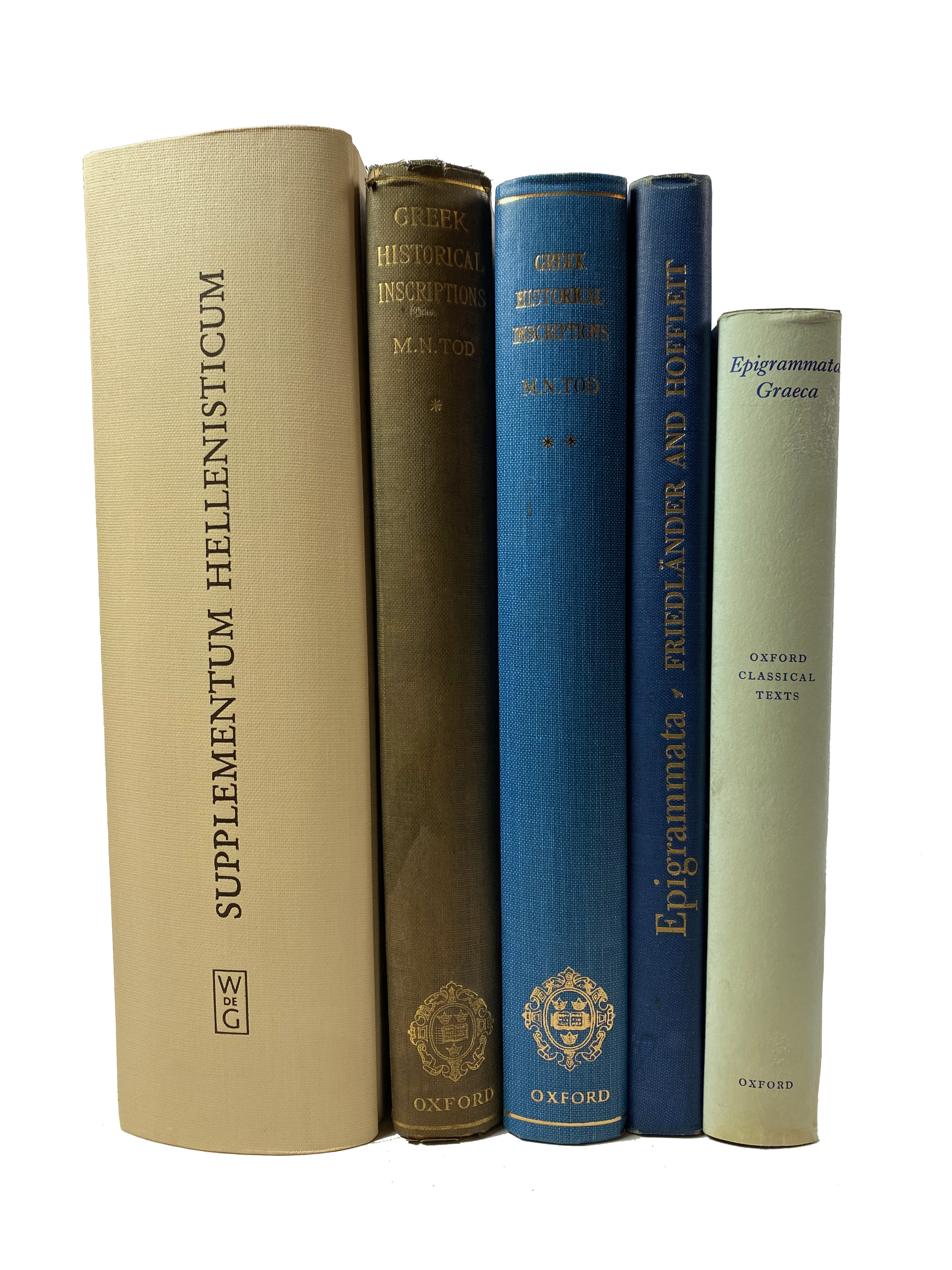 SUPPLEMENTUM HELLENISTICUM. Ed. H. Lloyd-Jones & P. Parsons. Indices in hoc Suppl