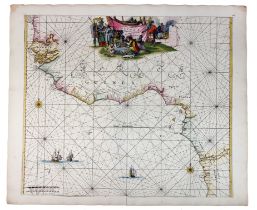 SEA CHARTS -- "TRACTUS LITTORALES Guineae a Promontorio Verde usqua ad Sinum Catenbelae