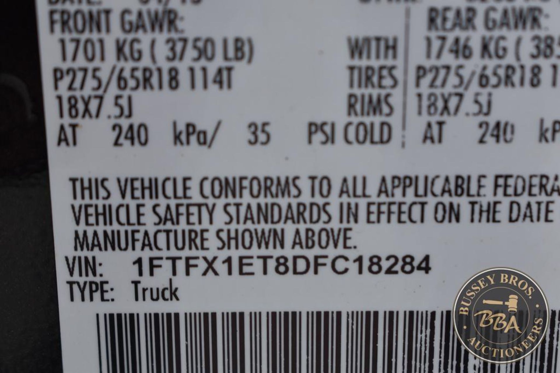 2013 FORD F150 XLT 26129 - Image 24 of 37
