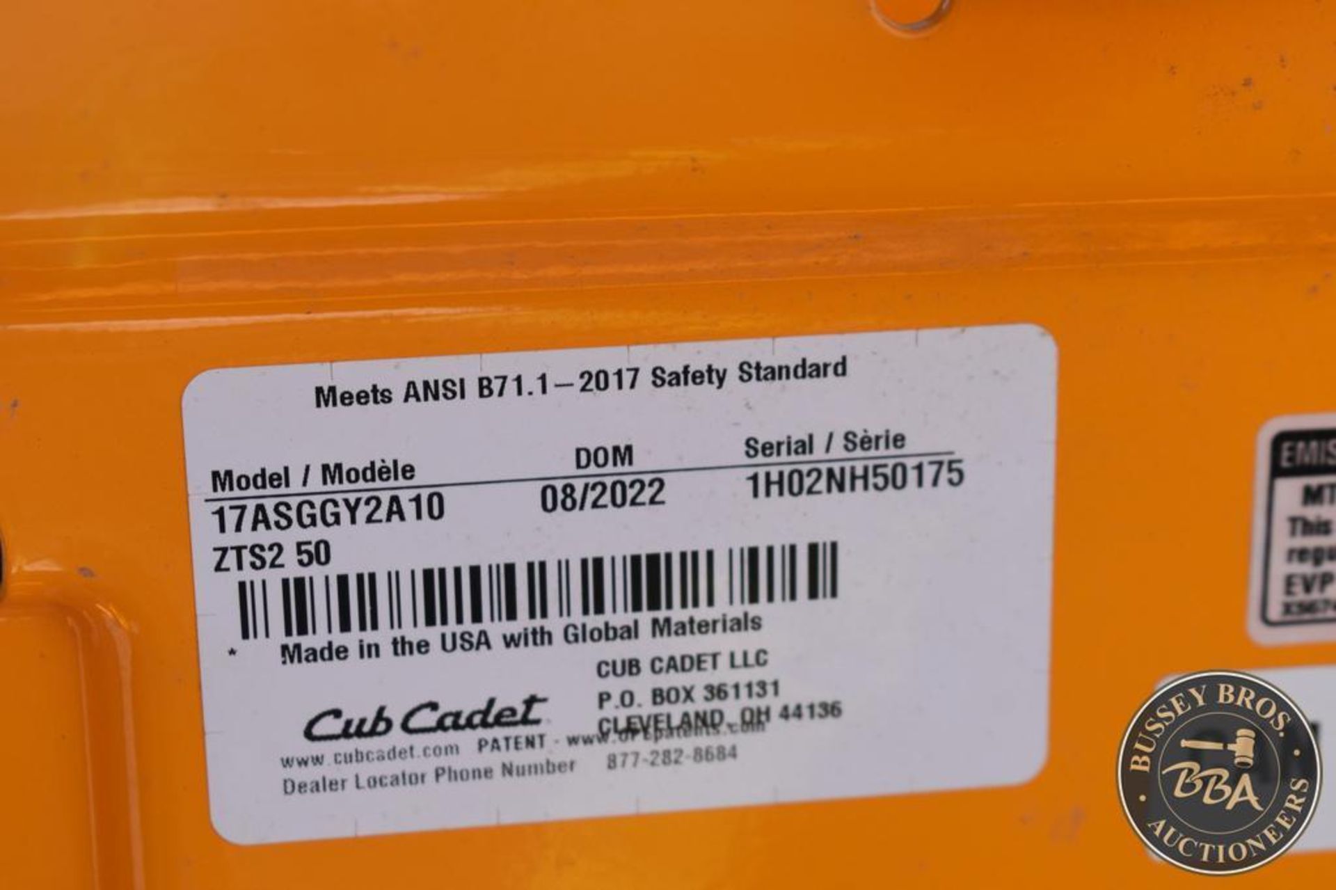 2022 CUB CADET ULTIMA ZTS2 50 25924 - Image 29 of 43