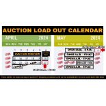 AUCTION LOAD OUT CALENDAR