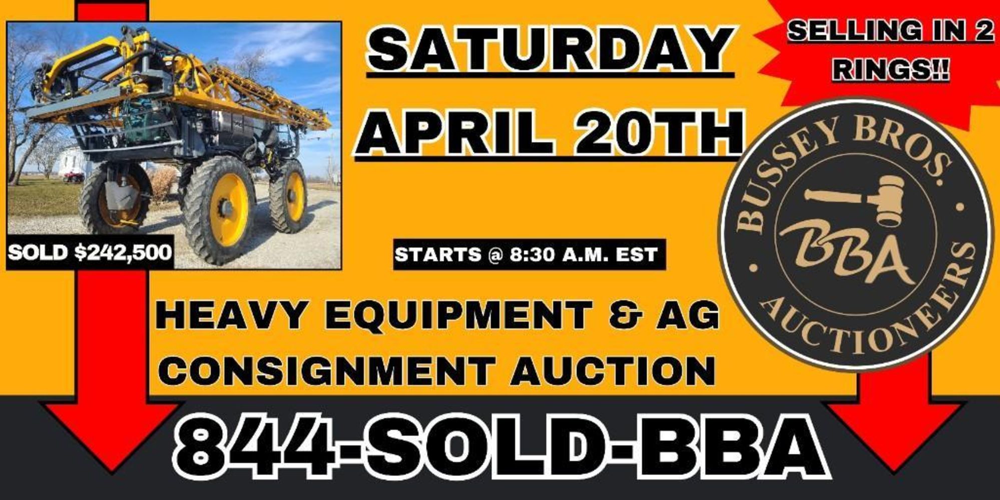 2024- April/ Heavy Equipment & Ag Consignment Auction RING#1