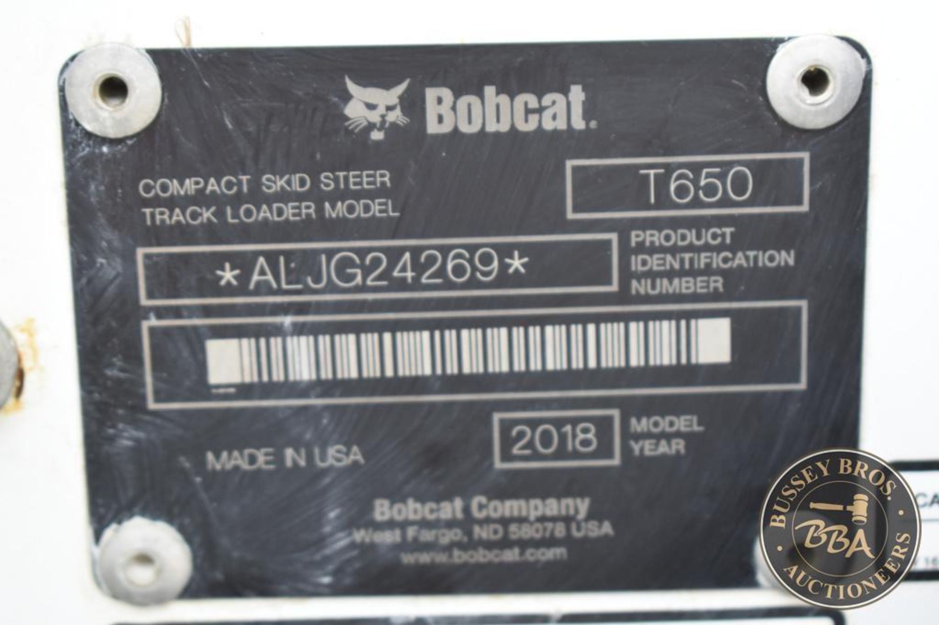 2018 BOBCAT T650 26186 - Image 20 of 34
