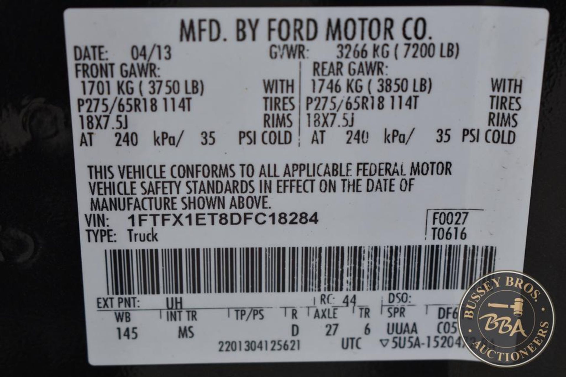 2013 FORD F150 XLT 26129 - Image 23 of 37