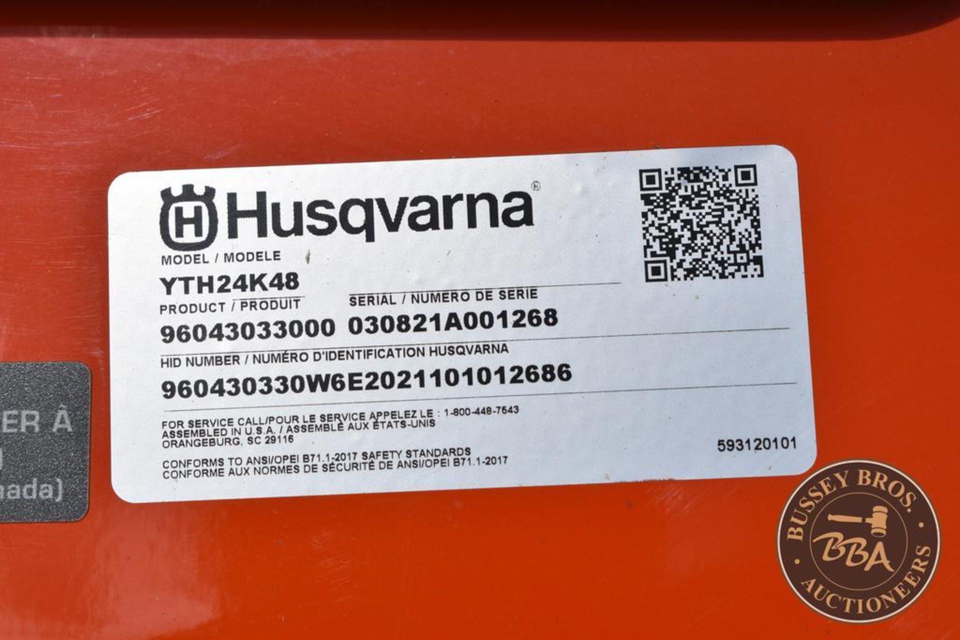 HUSQVARNA YTH24K48 26136 - Image 13 of 22