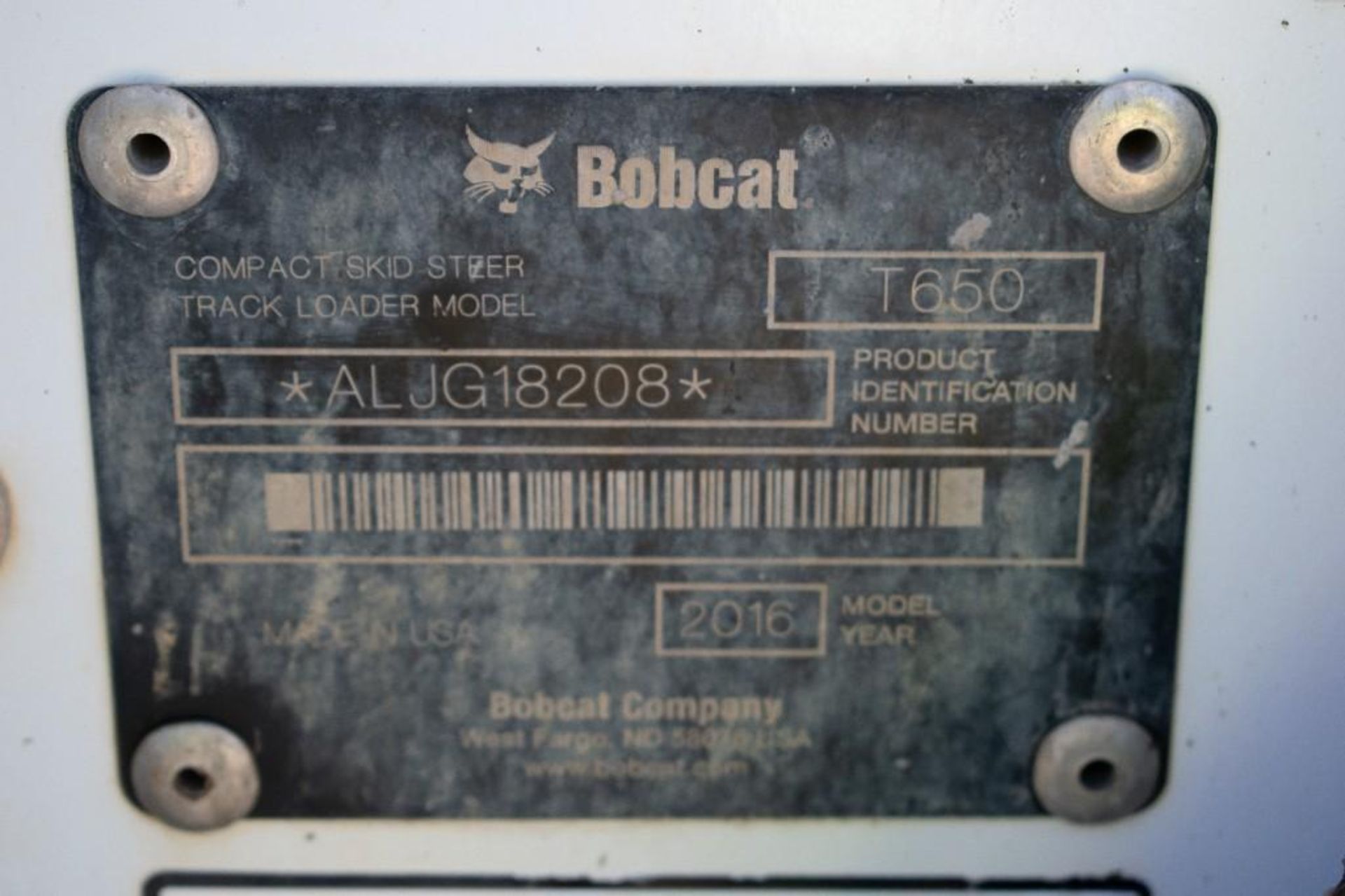 2016 BOBCAT T650 25911 - Image 30 of 37