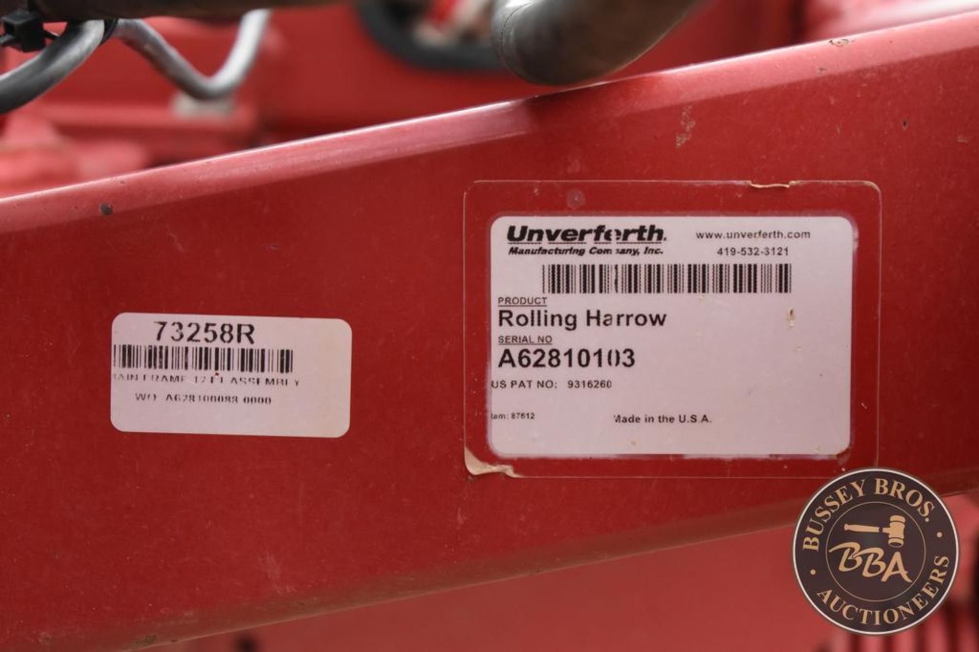 2018 UNVERFERTH ROLLING HARROW 1245 26199 - Image 19 of 20