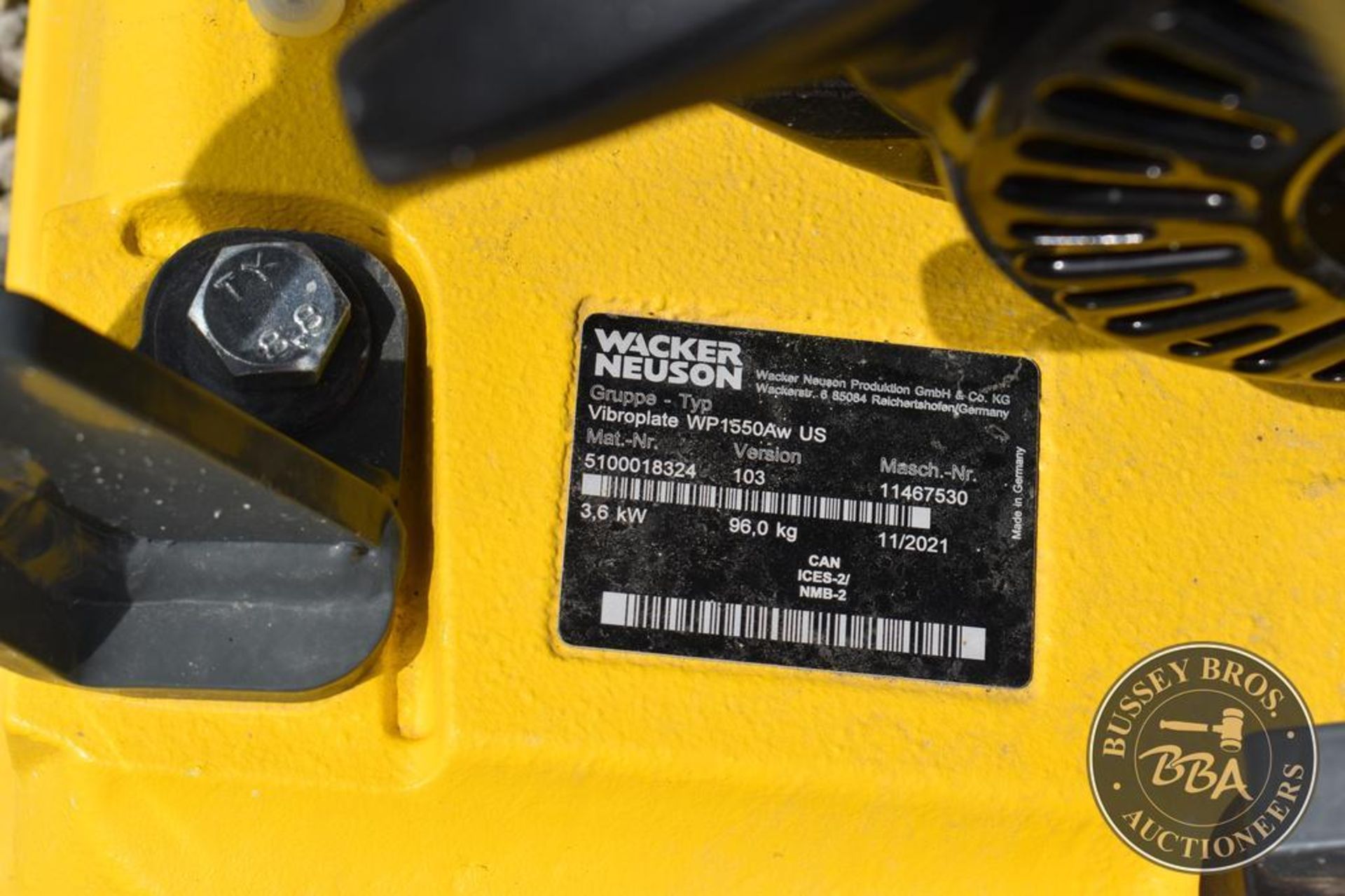 WACKER NEUSON WP1550 27526 - Image 7 of 12