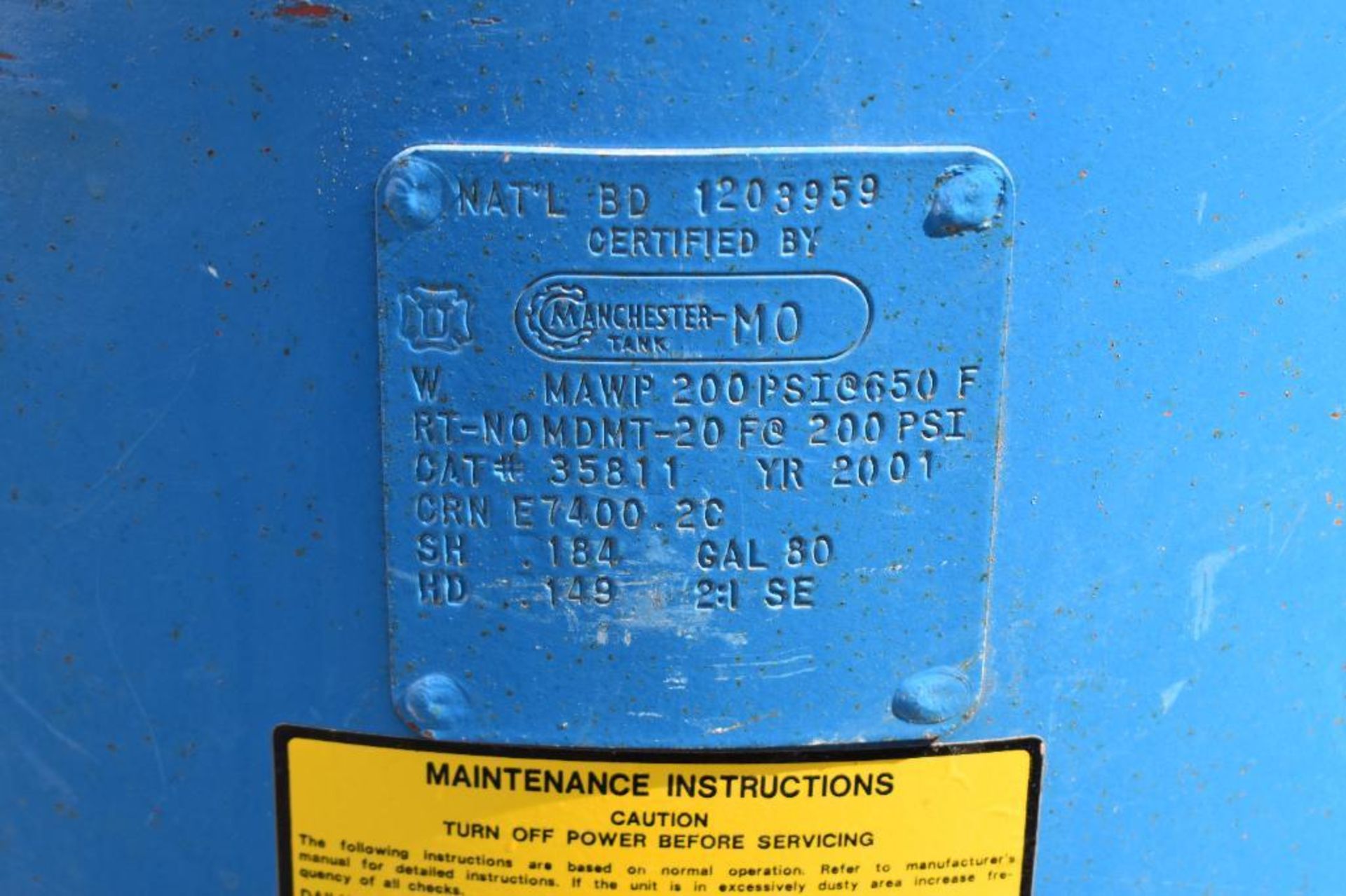 PUMA 7.5 HP AIR COMPRESSOR 27028 - Image 3 of 13