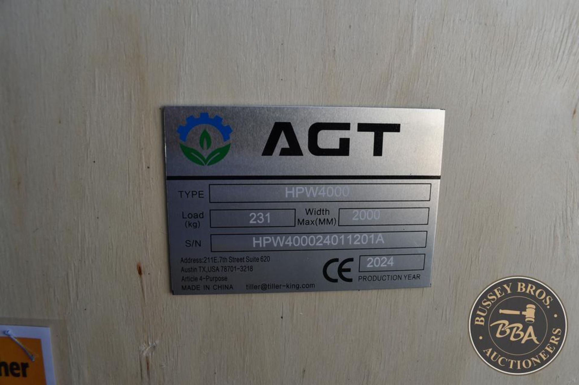 AGT INDUSTRIAL 4000PSI HOT WATER PRESSURE WASHER 27486 - Image 6 of 7