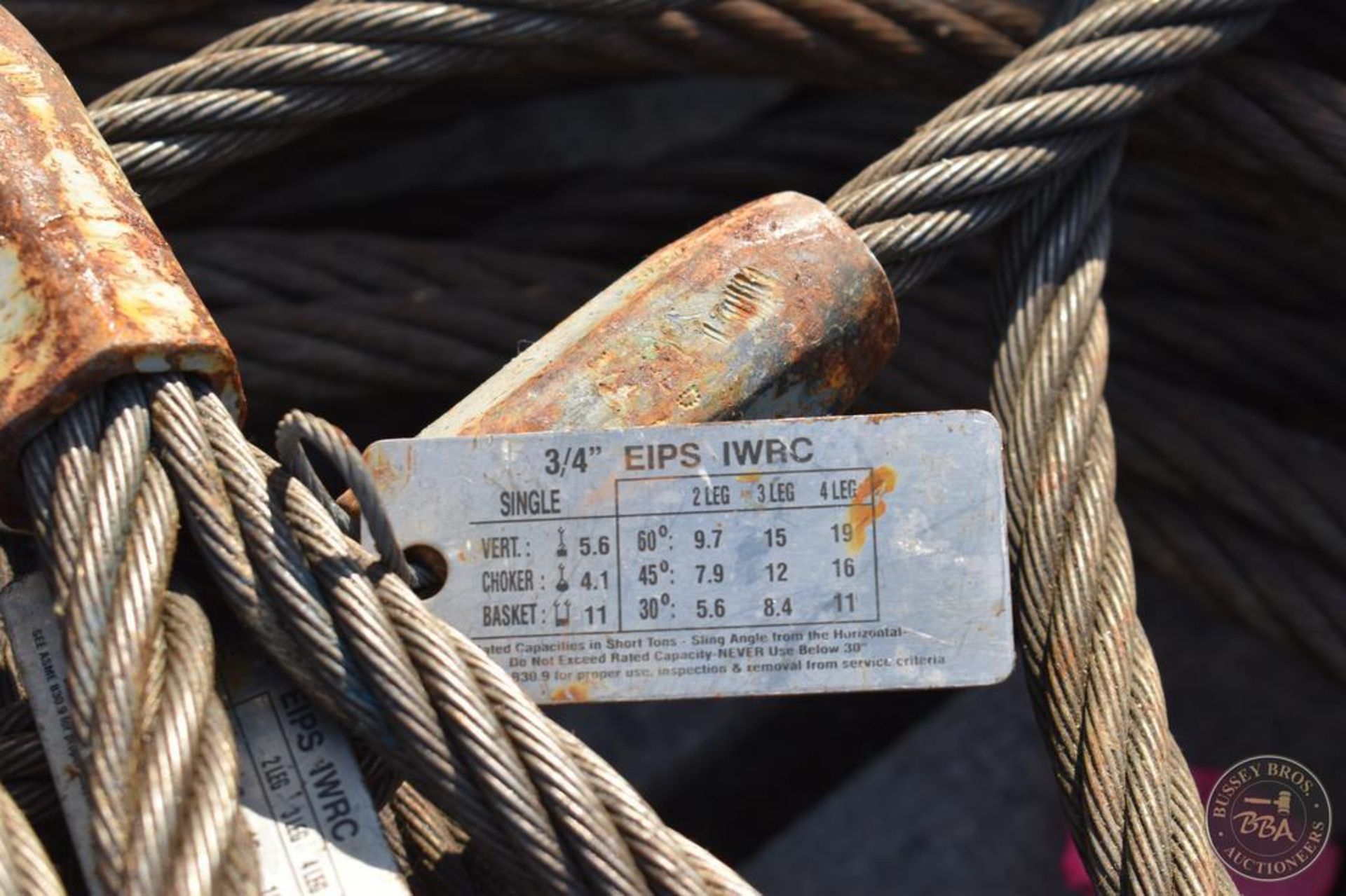 CABLE LIFTING SLINGS 27148 - Image 4 of 7