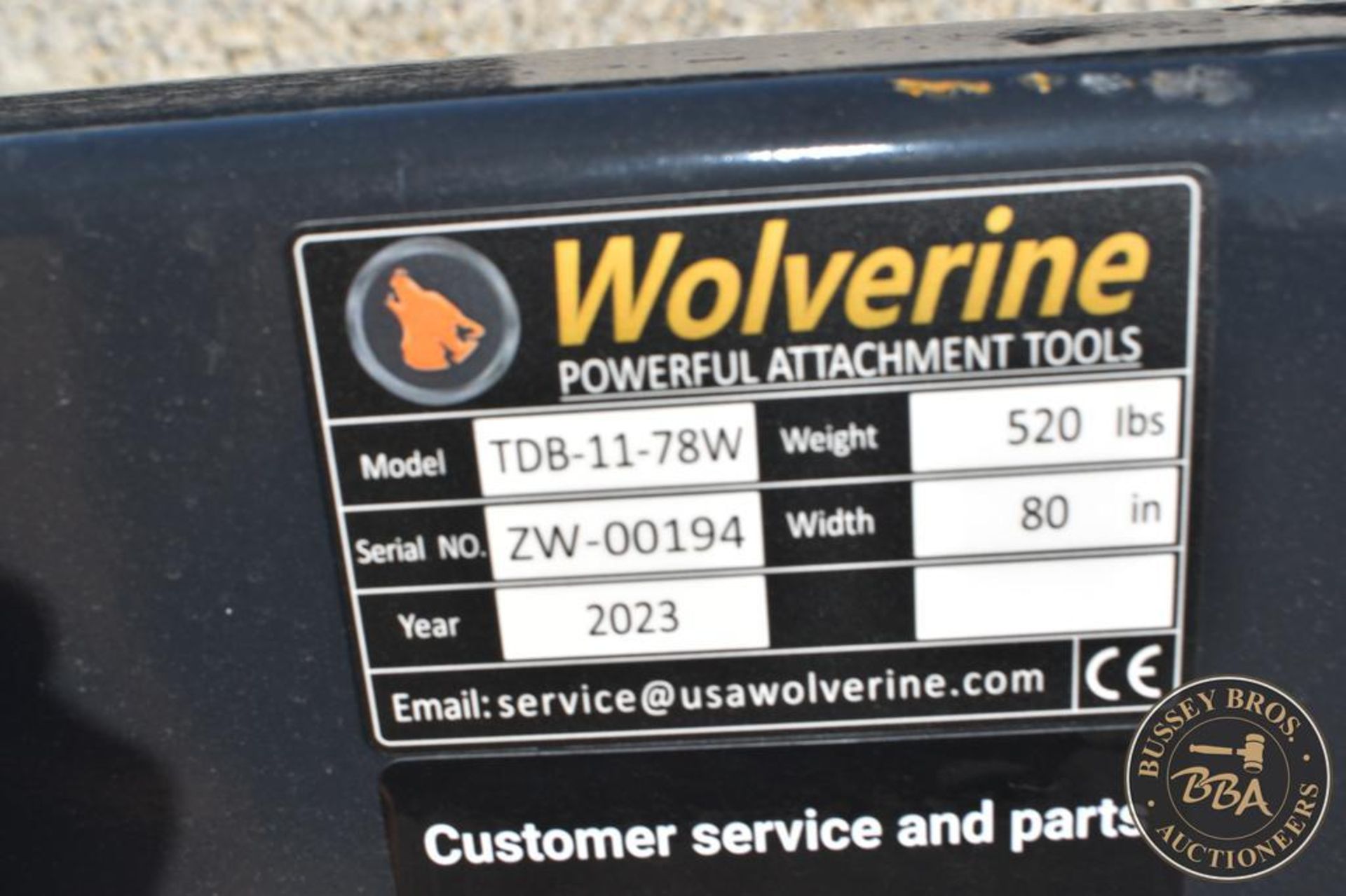 Bucket, Light Material WOLVERINE TDB-11-78W 24817 - Image 3 of 4