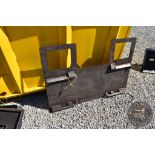 Hitch KIT CONTAINERS SKID STEER WELDABLE PLATE 27291
