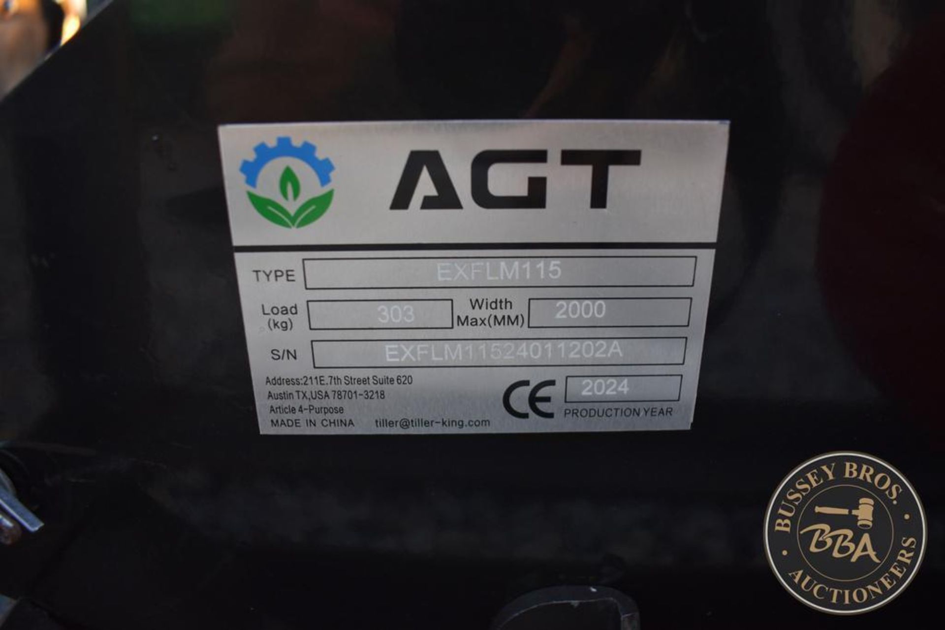 Shredder/Mower AGT INDUSTRIAL EXFLM115 27497 - Image 4 of 6