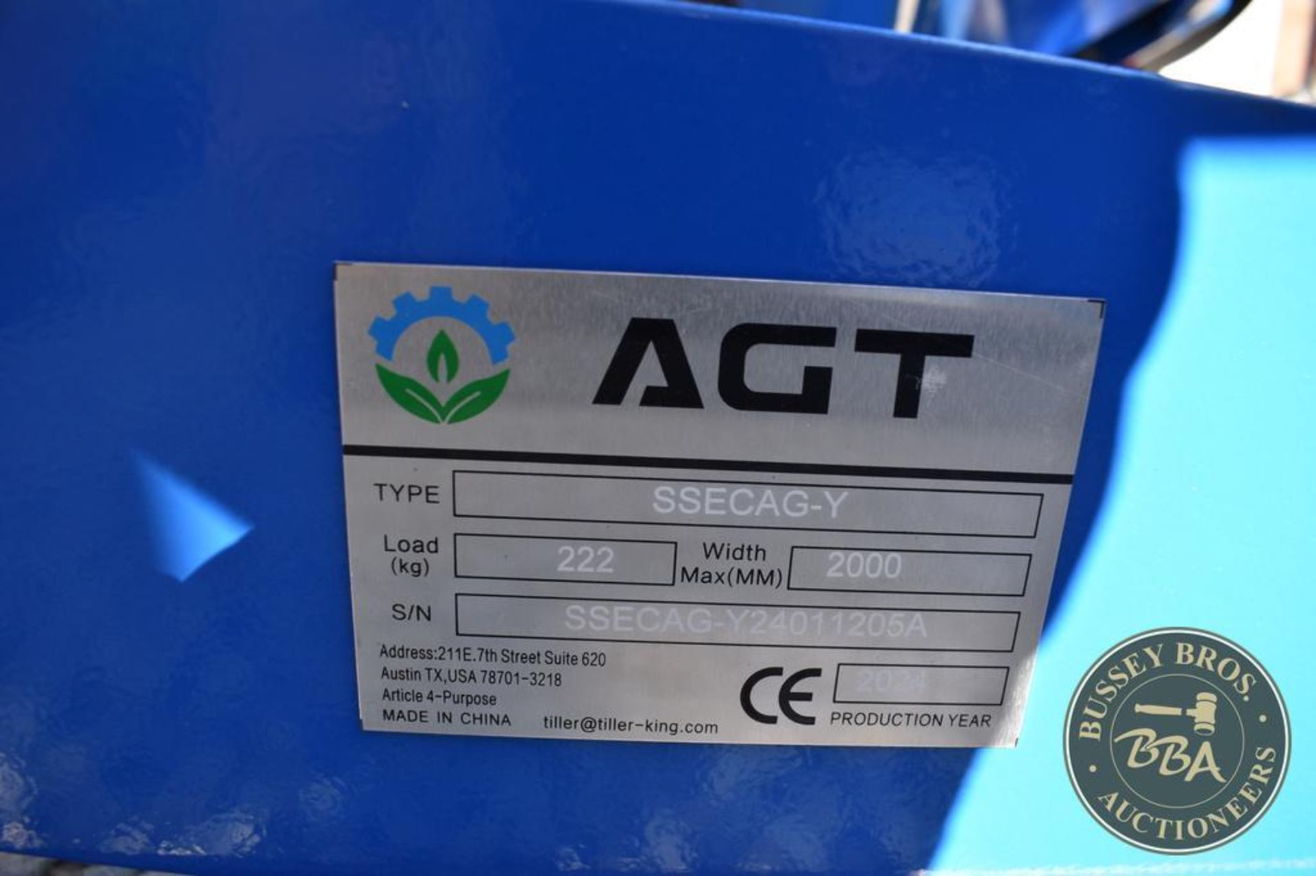 Auger AGT INDUSTRIAL AUGER ATTACHMENT 27489 - Image 4 of 8