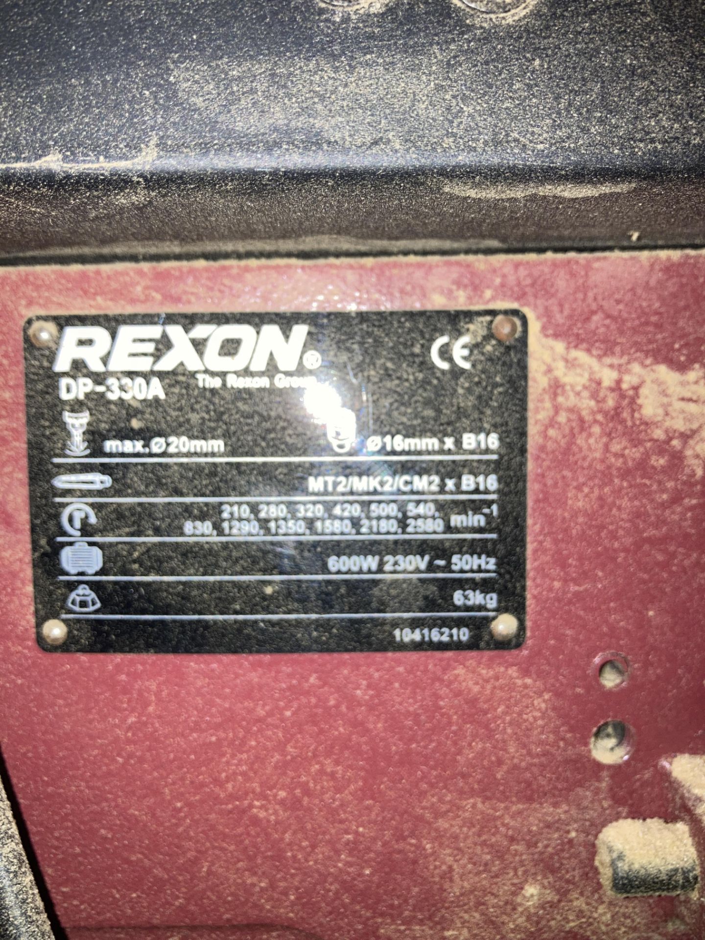 Rexon DP-330A bench drill - Image 3 of 3
