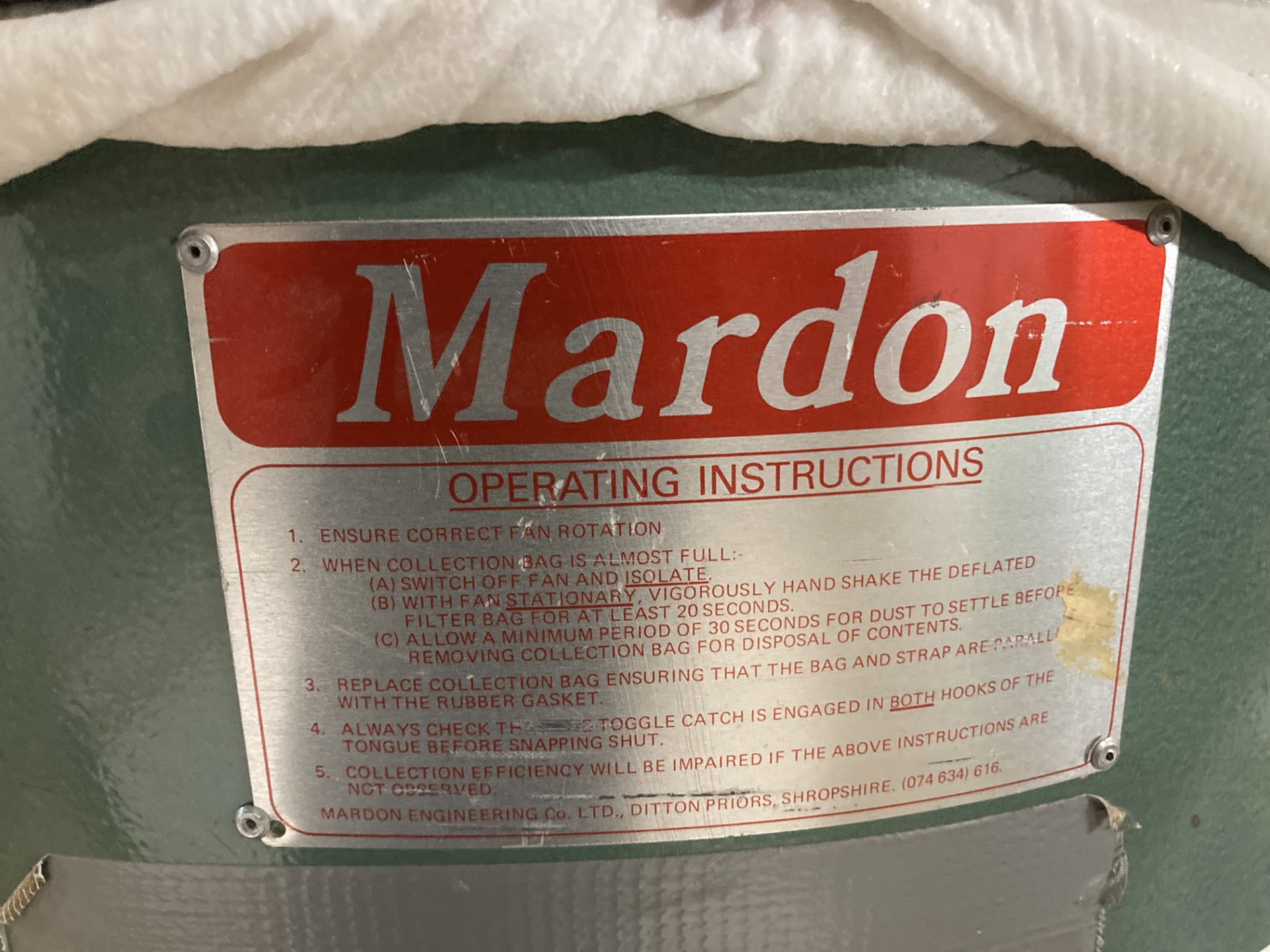 Mardon single bag dust extractor - Image 2 of 5