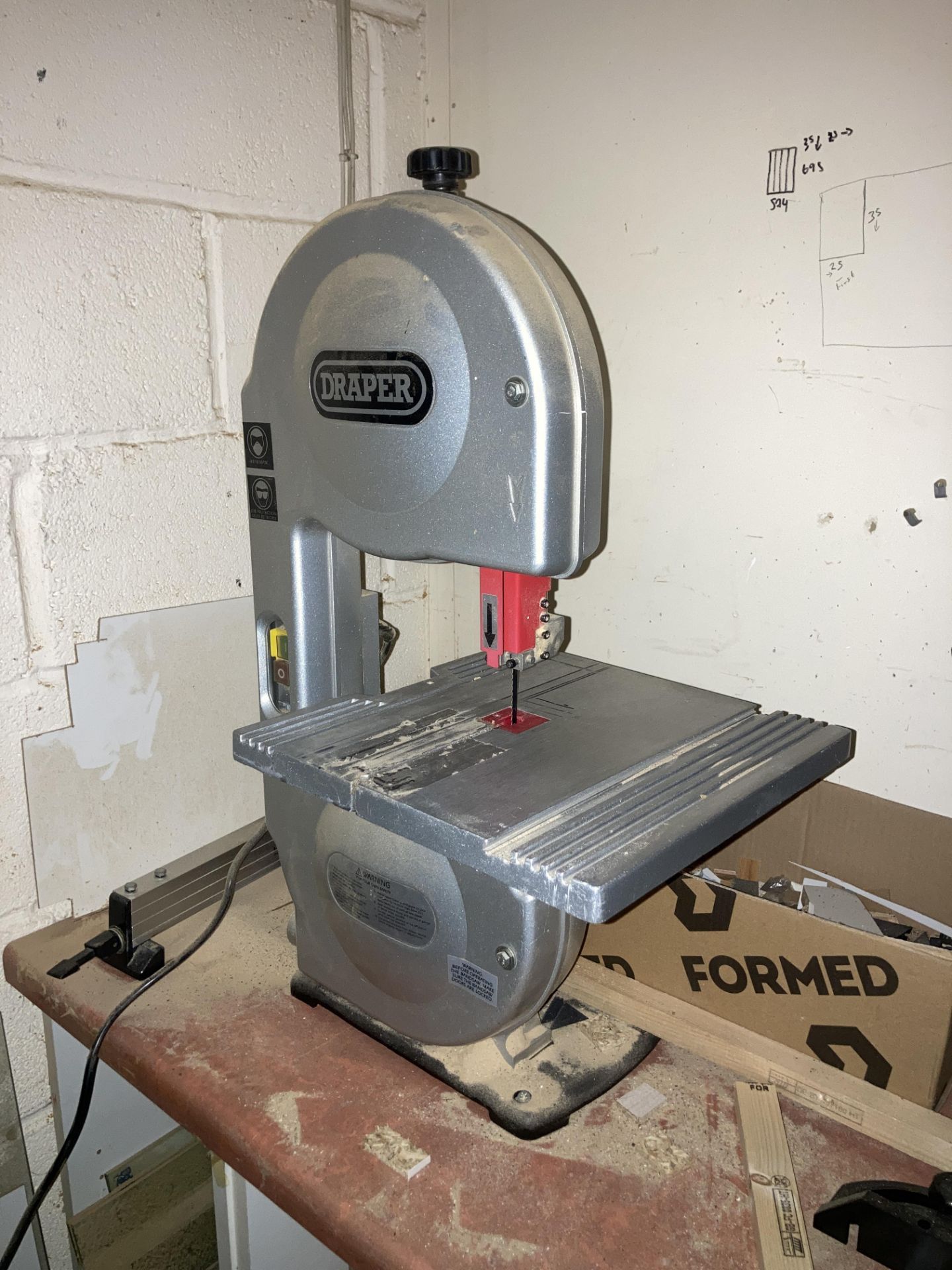 Draper BS190B bench top bandsaw