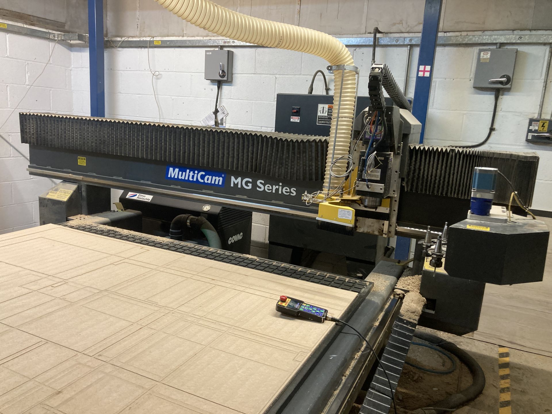 Multicam MG Series CNC router (Elmo Reitschle vacuum pump replaced 2021) - Image 11 of 16