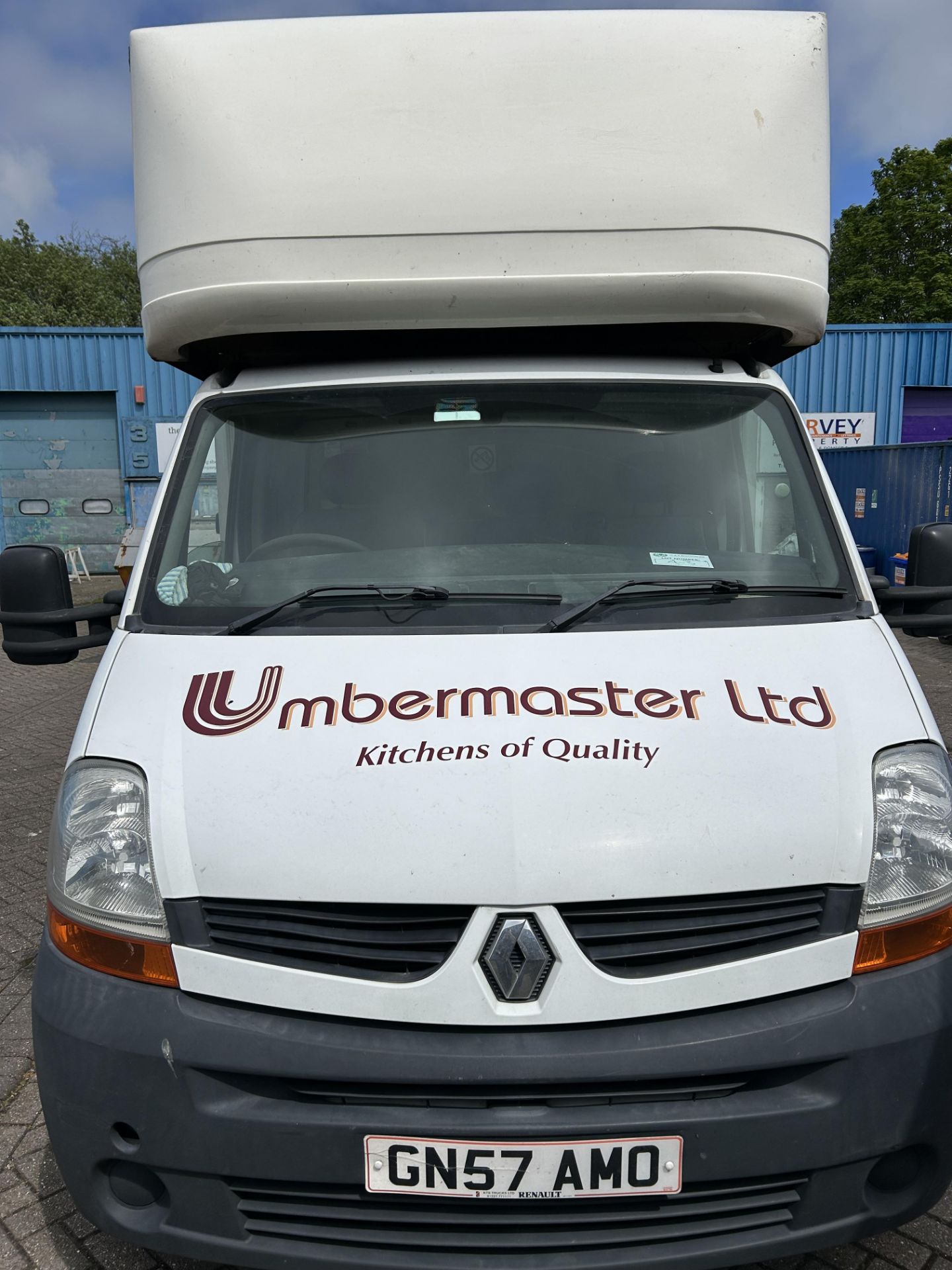 Renault Master 120.35 DCI LWB diesel low roof Luton van registration GN57 AMO with tail lift - Image 16 of 34