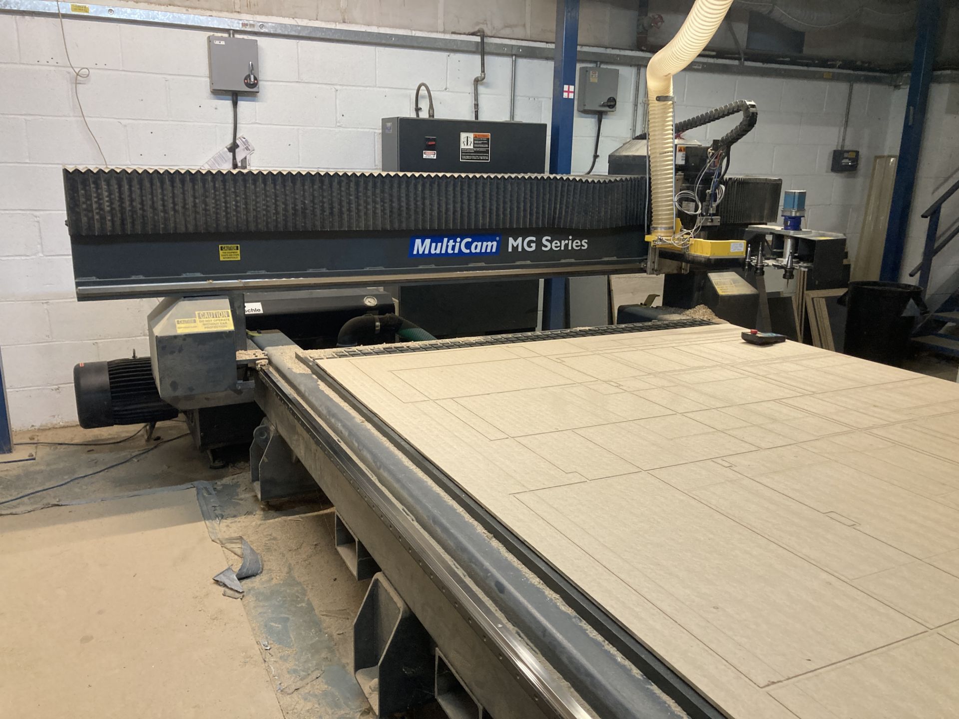 Multicam MG Series CNC router (Elmo Reitschle vacuum pump replaced 2021) - Image 12 of 16