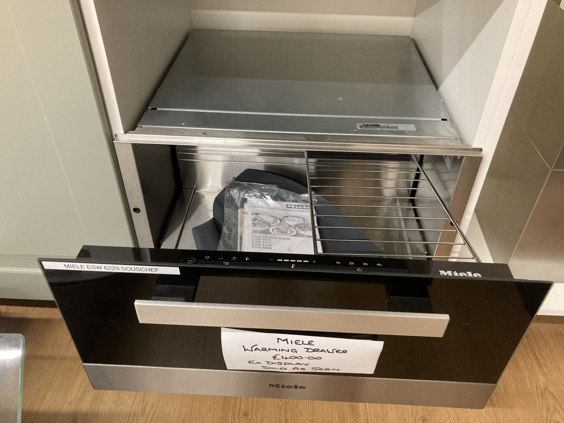 Miele 360 warming drawer