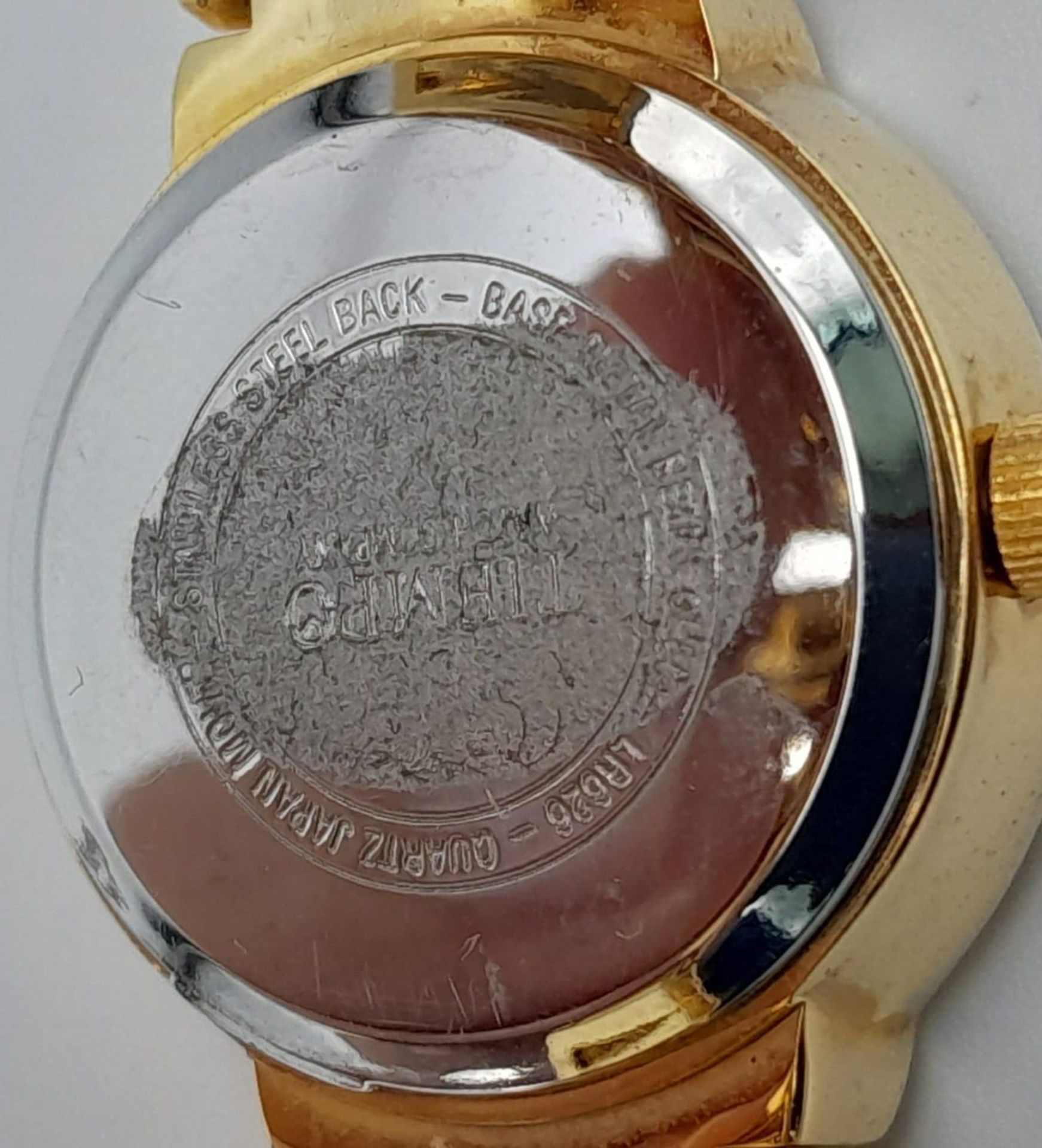 Two Unworn Ladies Dress Watches Comprising; 1) A Japanese Gold Tone Faceted Glass Quartz Watch - Bild 5 aus 6