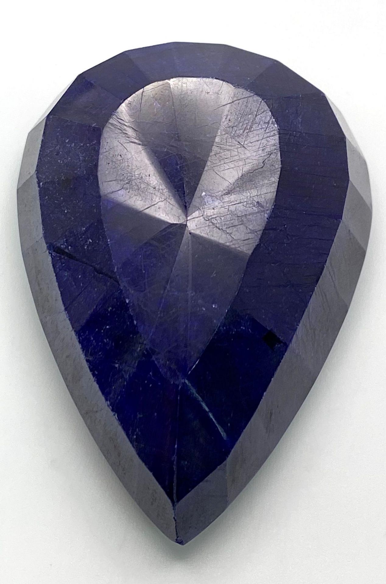 A 473.06ct Large Pear Shape Blue Sapphire Gemstone. Comes with the IGLI Certificate - Image 4 of 6